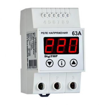 Реле напряжения DigiTOP Vp-63A Реле напряжения DigiTOP Vp-63A